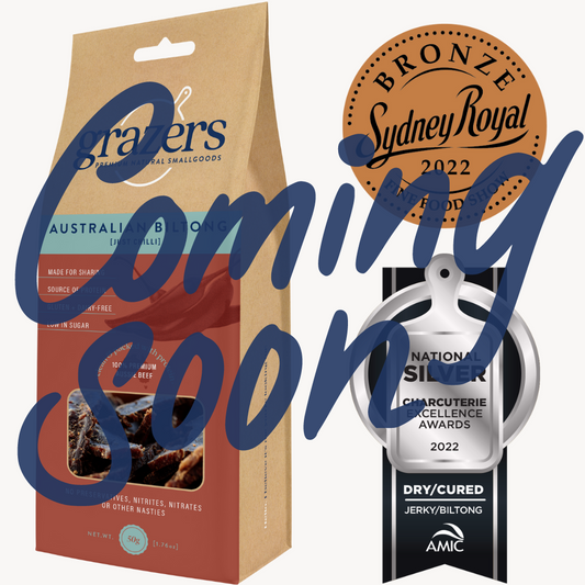 COMING SOON Grazers Australian Biltong 50g [Just Chilli]